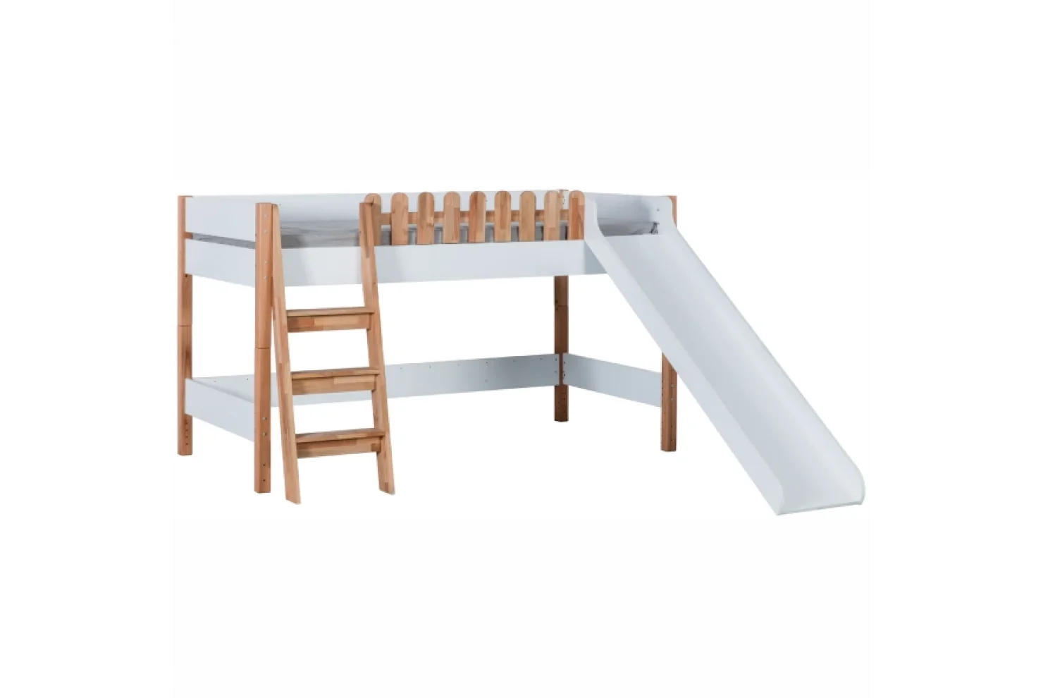 My House Ahşap Kaydıraklı Oyun Evi 90*200