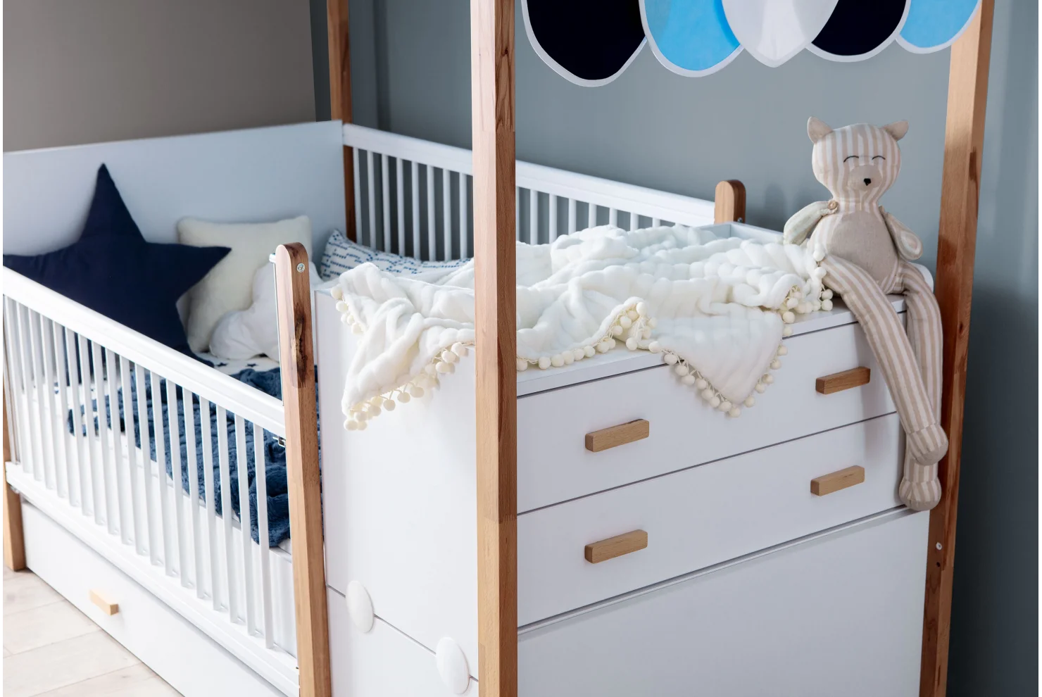 My House Mavi Bebek Odası Takımı