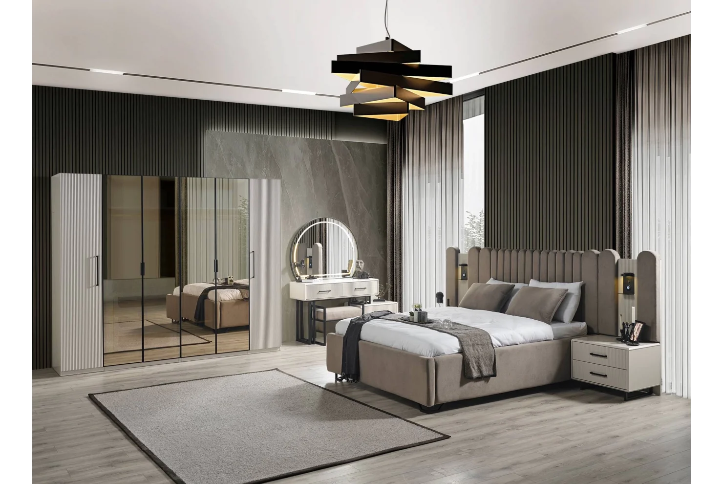 Obsidian Yatak Odası Takımı