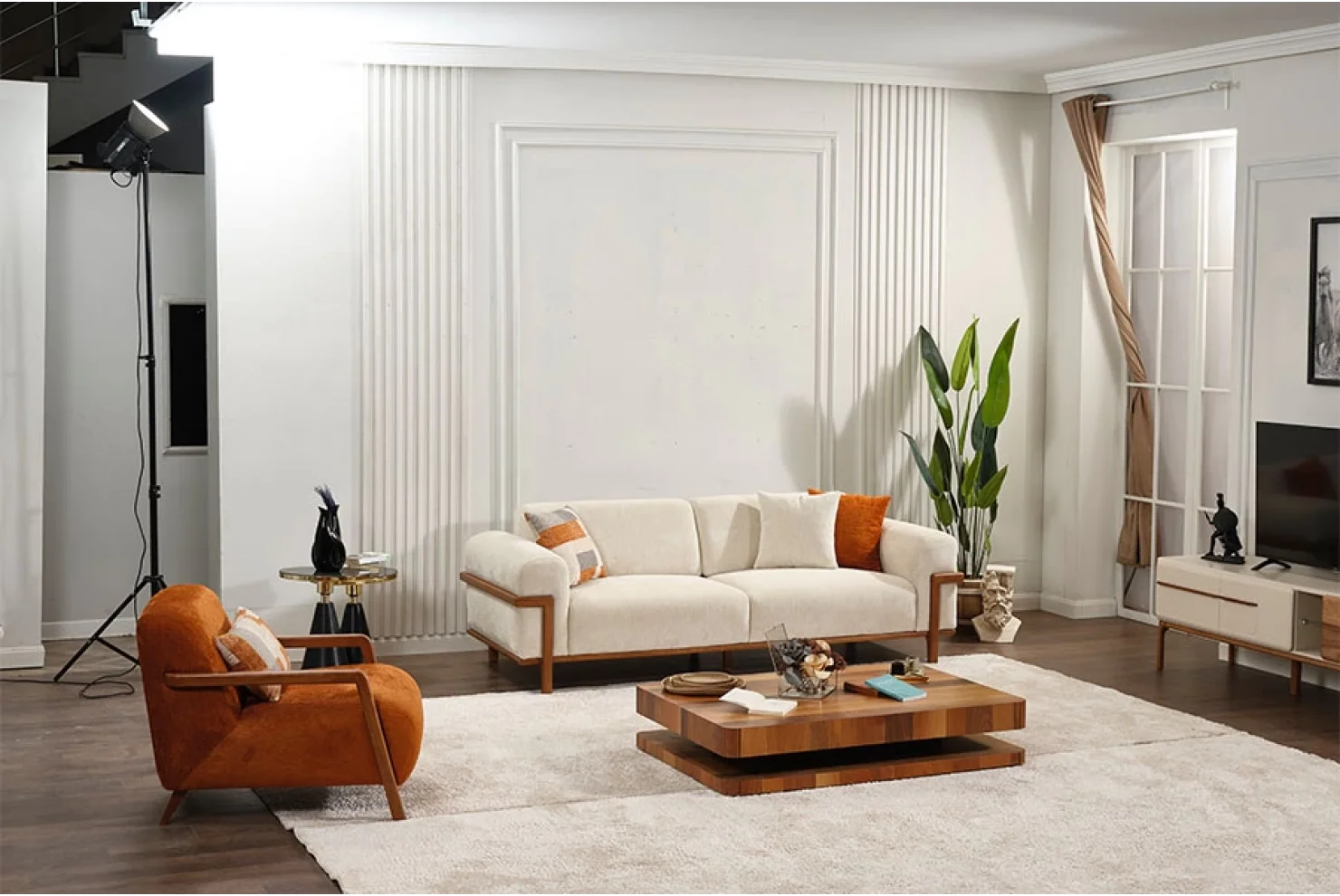 Ocean Breeze Koltuk Takımı | 3lü Koltuk 2 Adet - Berjer 1 Adet