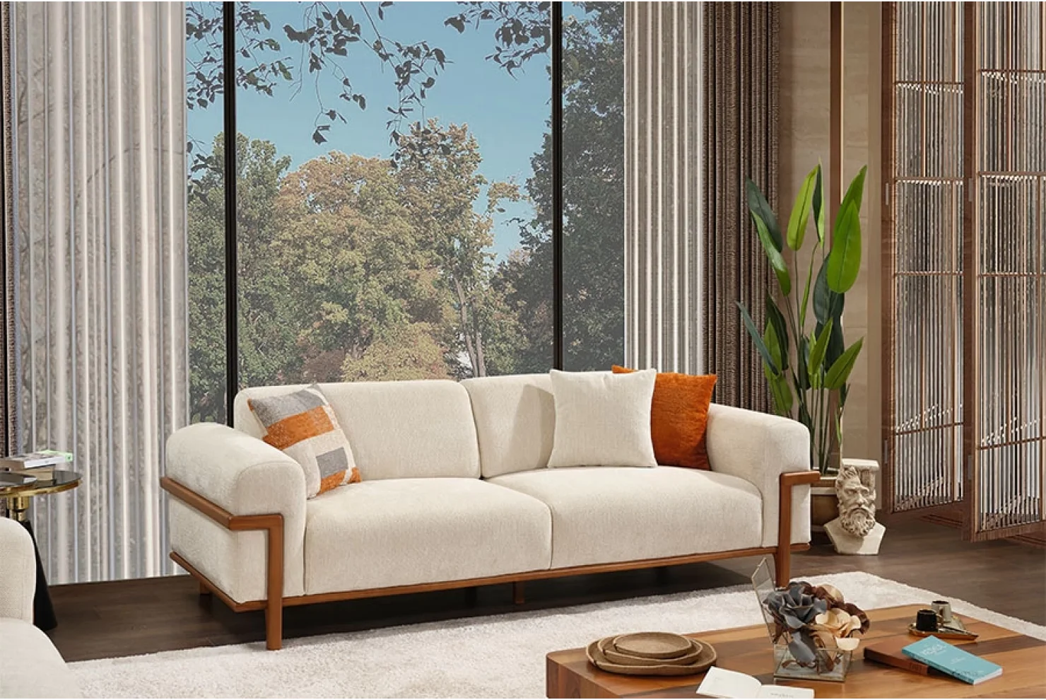 Ocean Breeze Koltuk Takımı | 3lü Koltuk 2 Adet - Berjer 1 Adet