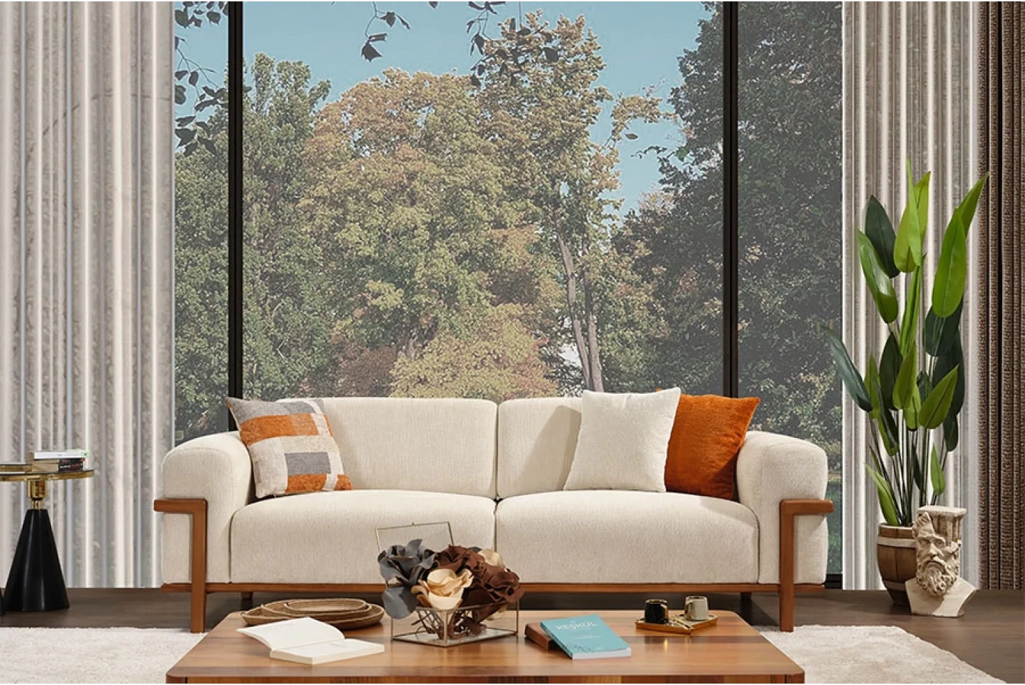 Ocean Breeze Koltuk Takımı | 3lü Koltuk 2 Adet - Berjer 1 Adet