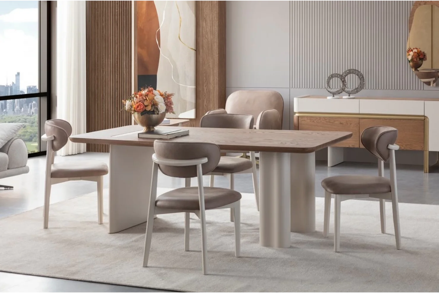 Opal Yemek Odası Takımı