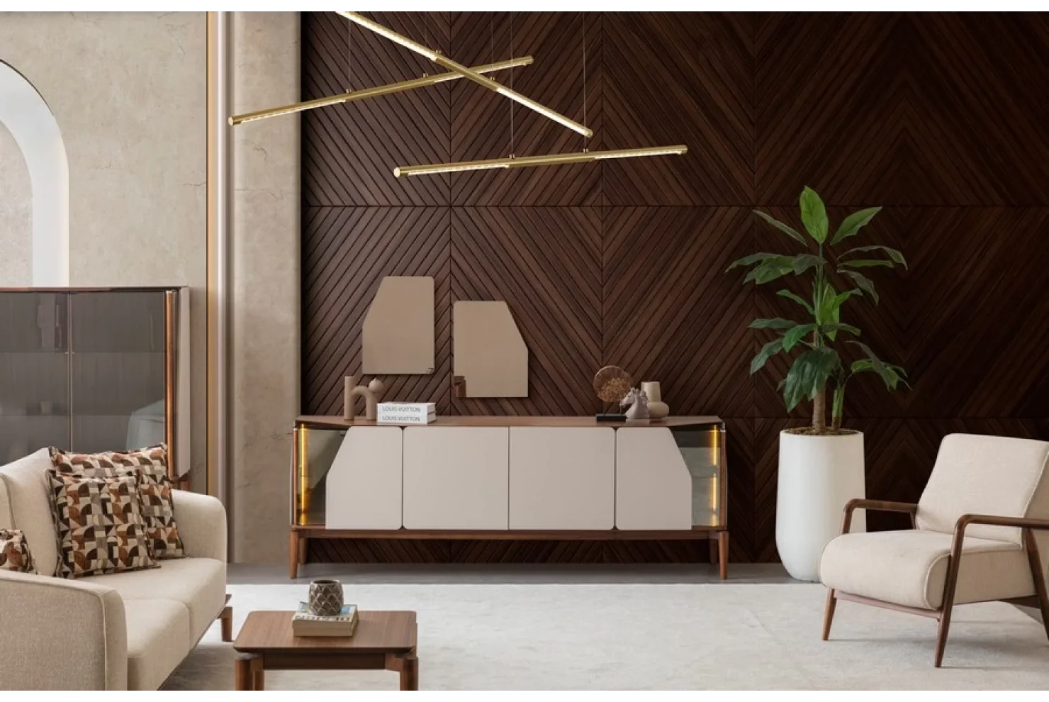 Opulent Konsol Aynası