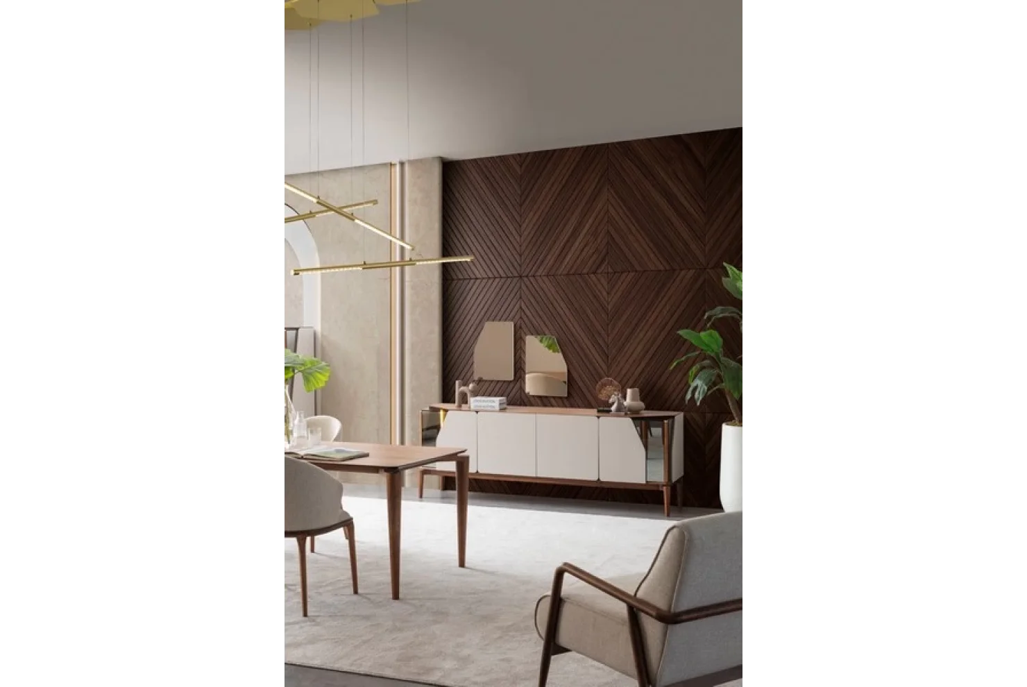 Opulent Konsol Aynası