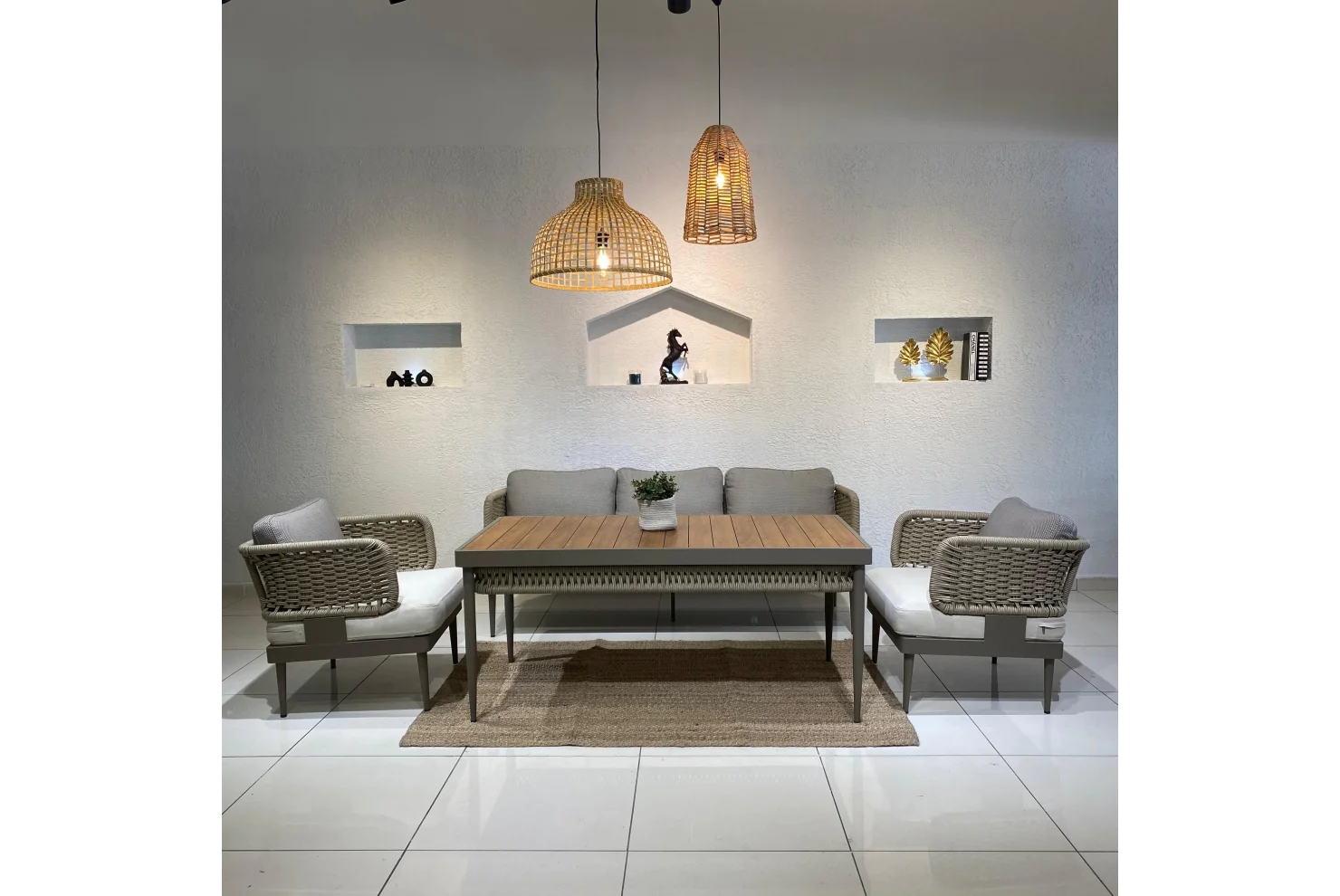 Pekin Alüminyum Oturma Grubu