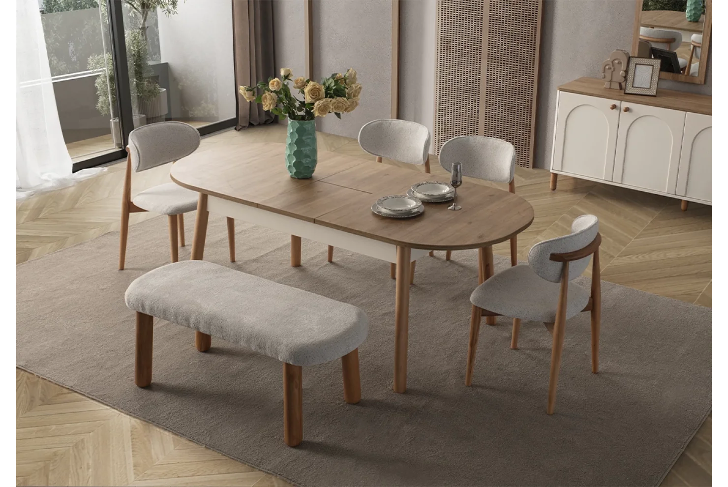 Prada Açılabilir Yemek Masası