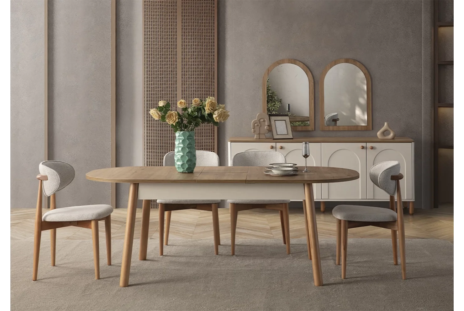 Prada Yemek Odası Takımı