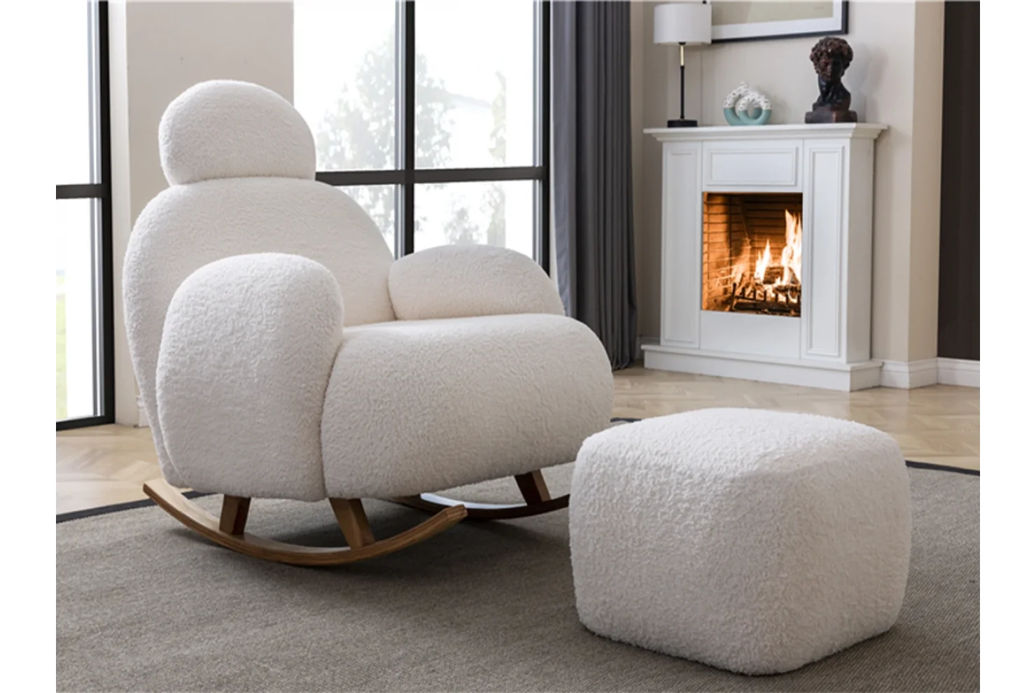 Puffy Sallanır Berjer ve Puf