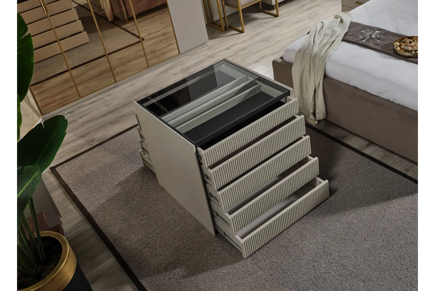 Obsidian Gold Ada Şifonyer