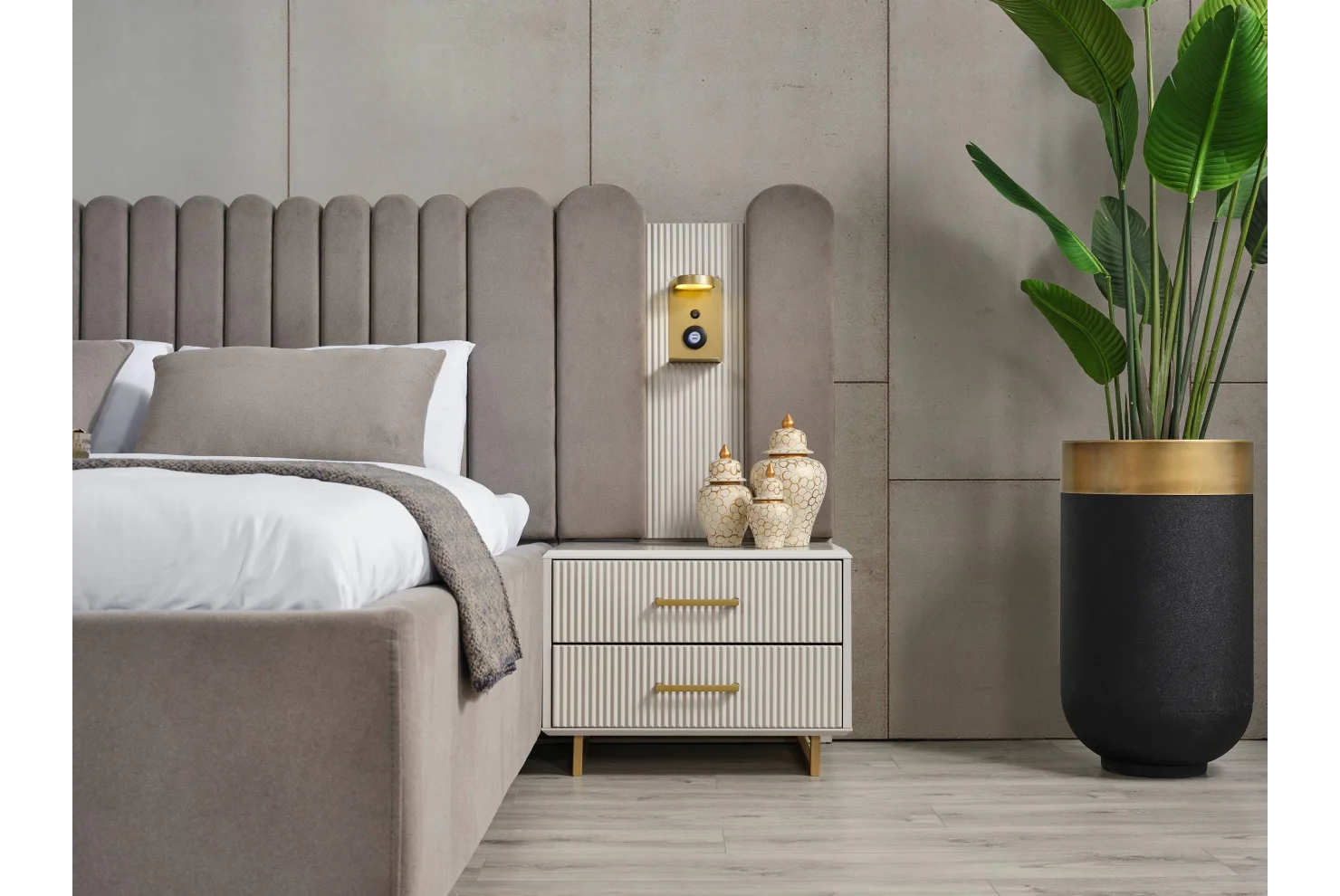 Obsidian Gold Yatak Odası Takımı