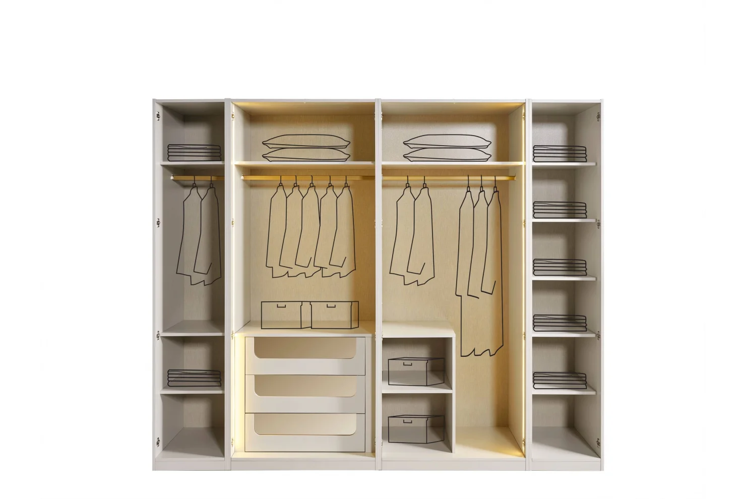 Obsidian Gold Yatak Odası Takımı