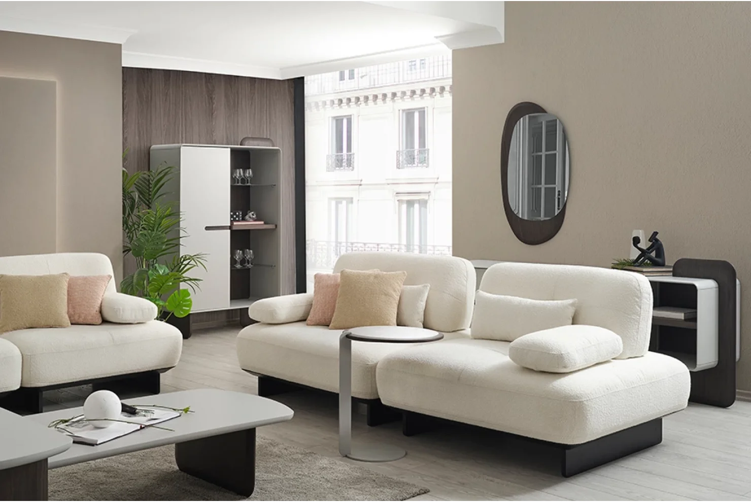 Rivne 130cm Sırtlı Modül