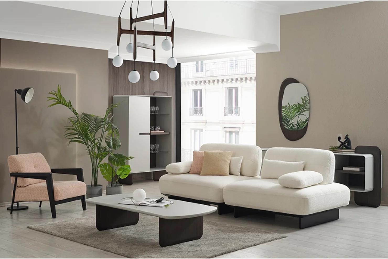 Rivne 130cm Sırtlı Modül