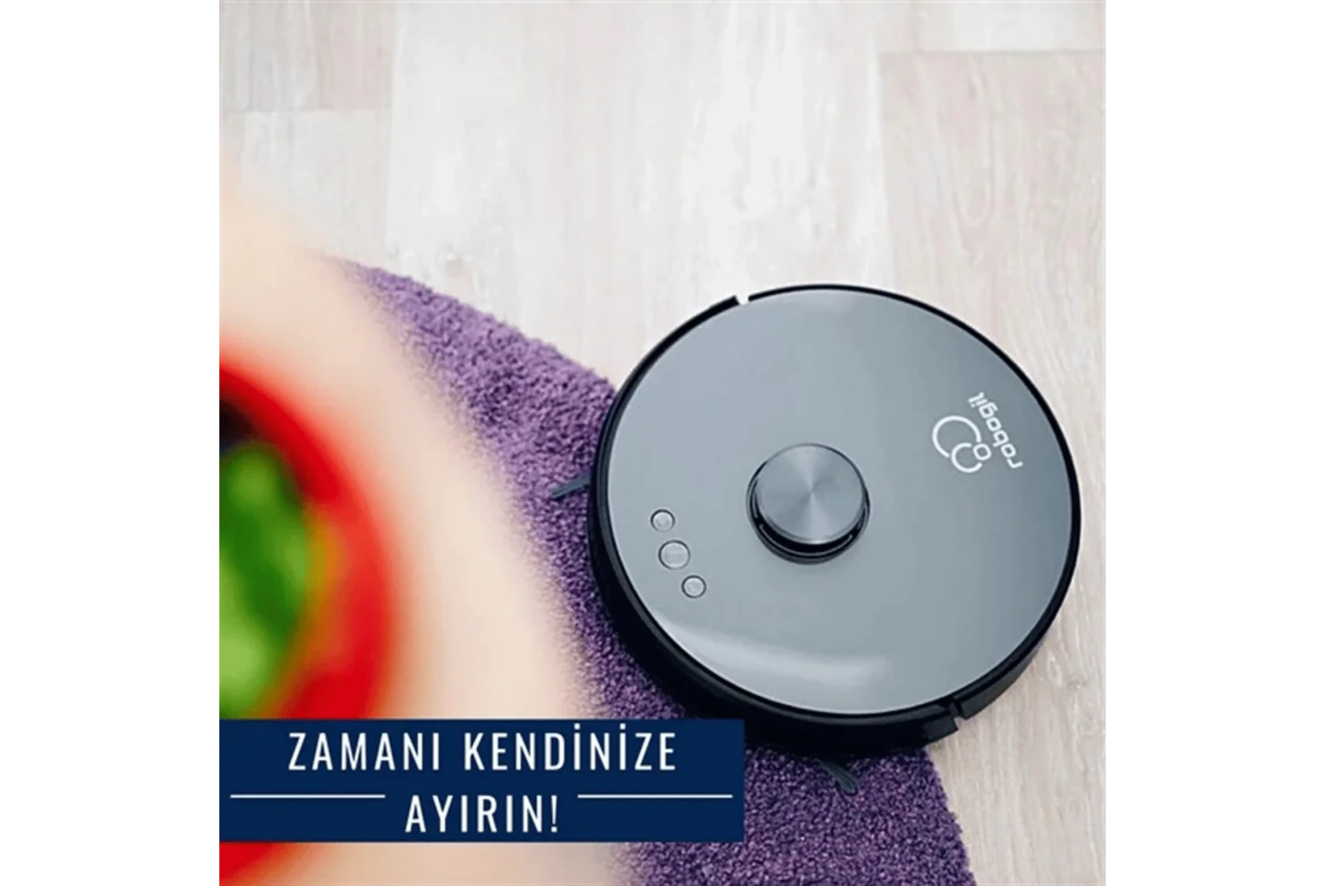 Robogil Stella 500B 2024 Model Yeni Nesil Tasarım Akıllı Robot Süpürge ve Robot Paspas