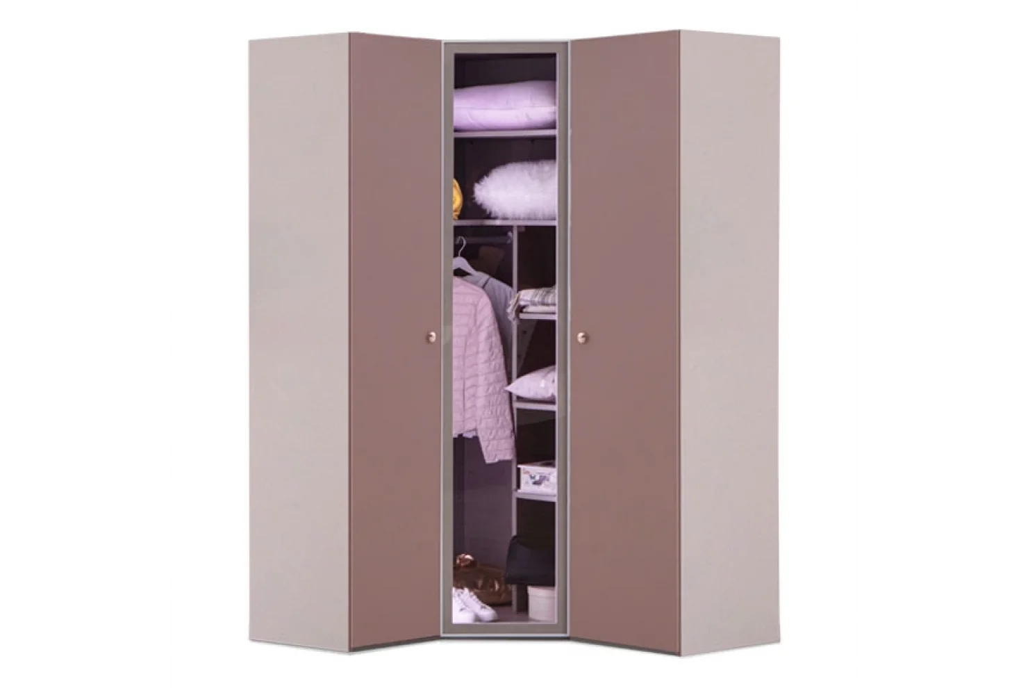 Rose Köşe Dolap (Seçenek 803)