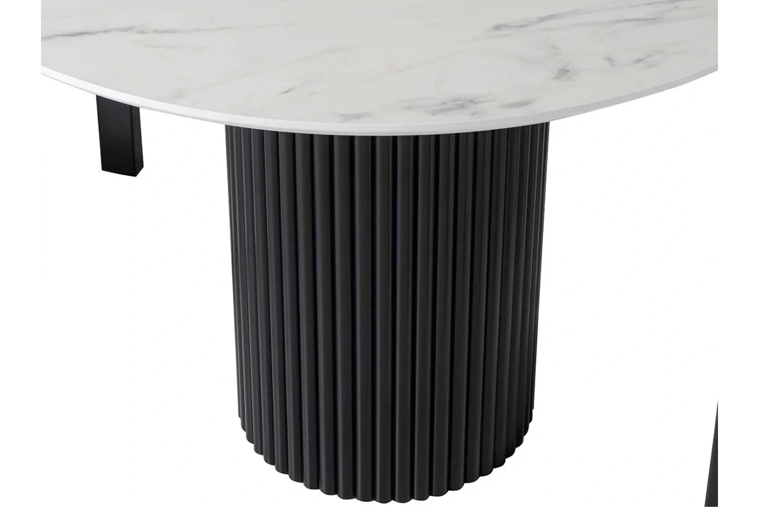 Rosier Yuvarlak Mermer Baskılı Masa