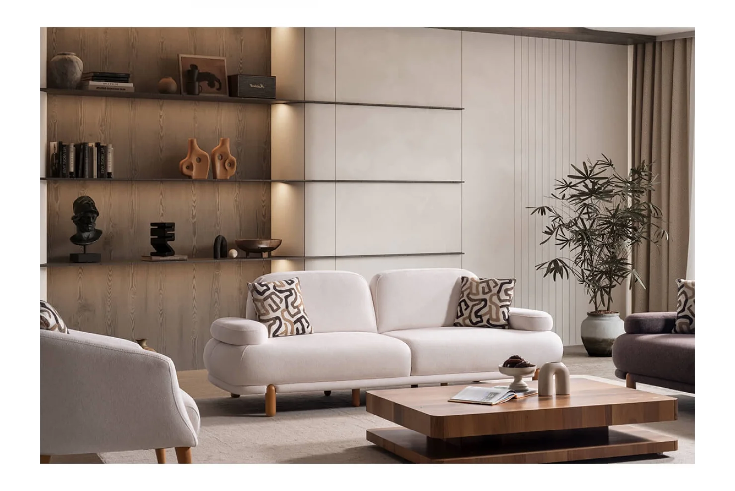 Royal Nest Üçlü Koltuk