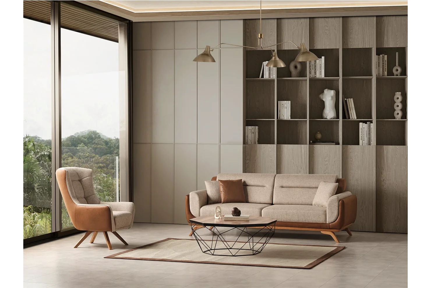 Safran Koltuk Takımı | 3lü Koltuk 2 Adet - Berjer 1 Adet