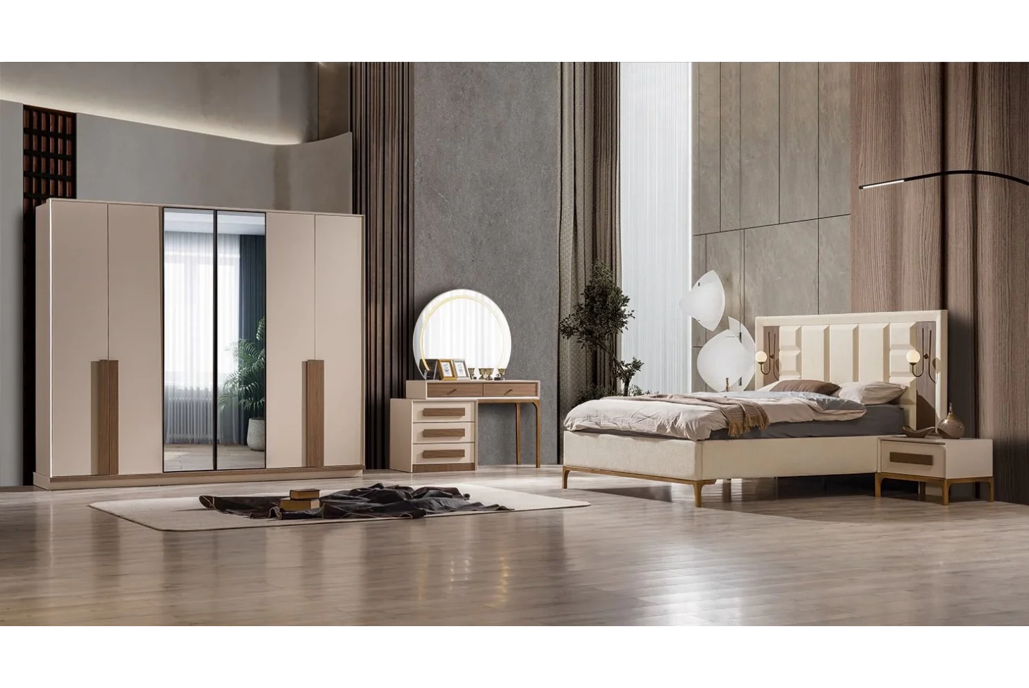 Sedef Yatak Odası Takımı Dolap