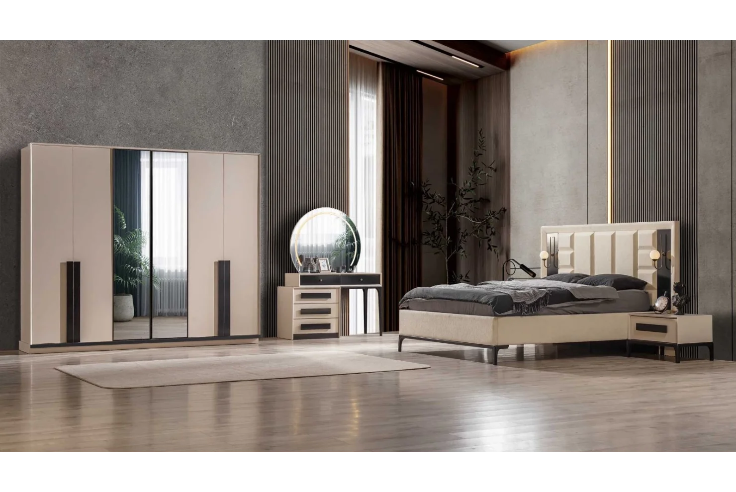 Sedef Yatak Odası Takımı Dolap