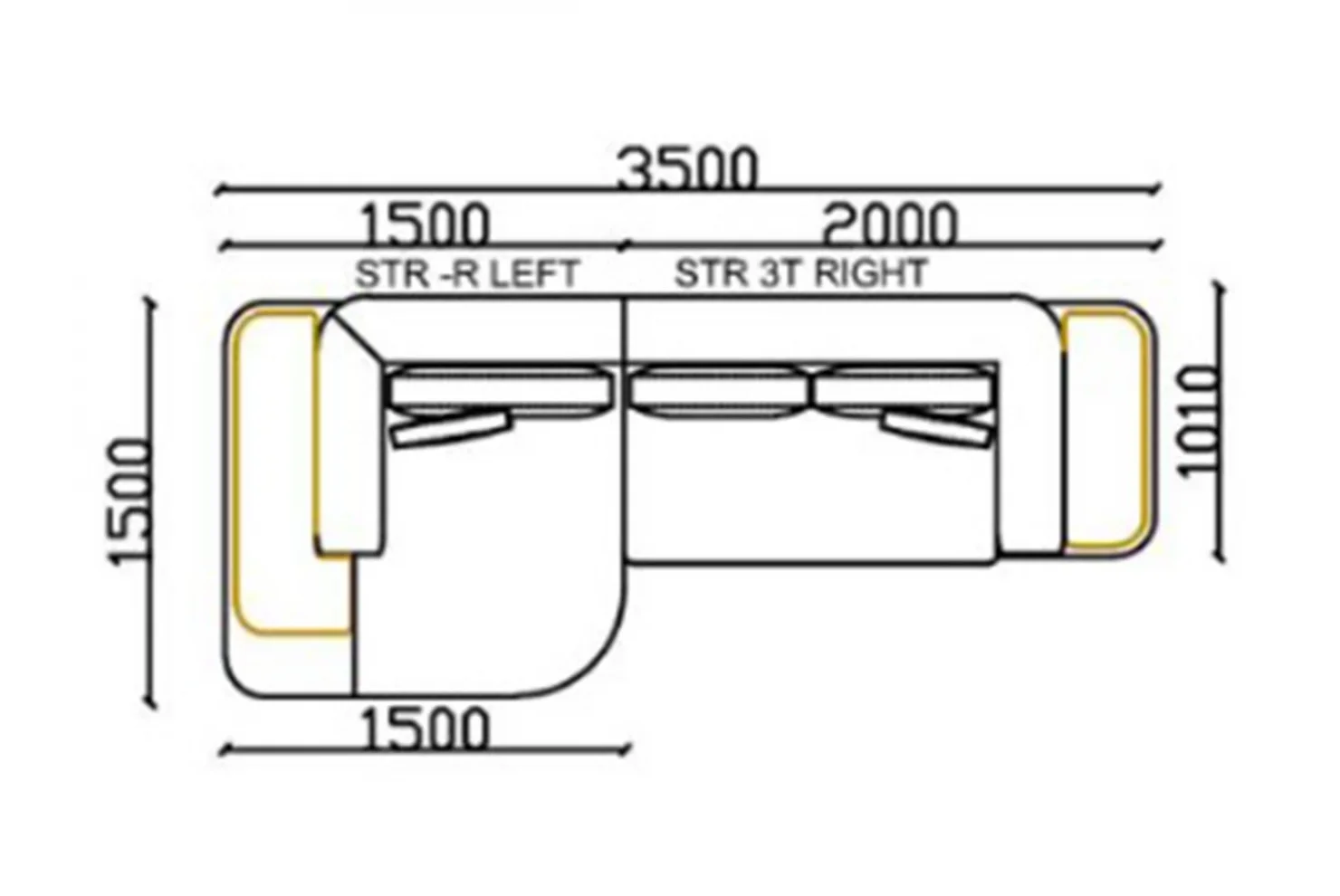Sera Köşe Koltuk Takımı (420x320 cm)