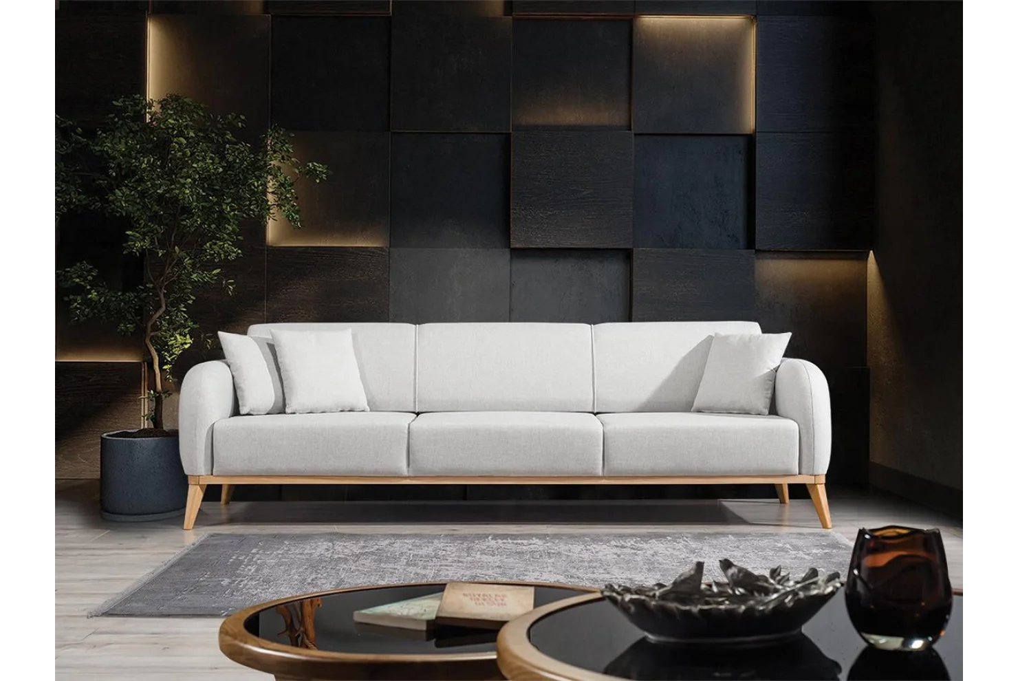 Silver Koltuk Takımı 3lü Koltuk 2 Adet - Berjer 1 Adet