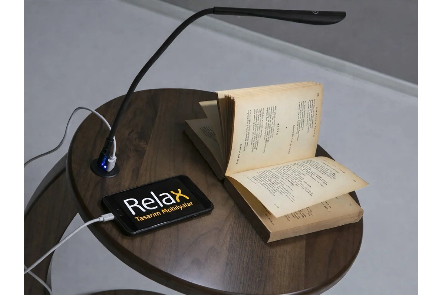 TH-Button Ceviz C Sehpa