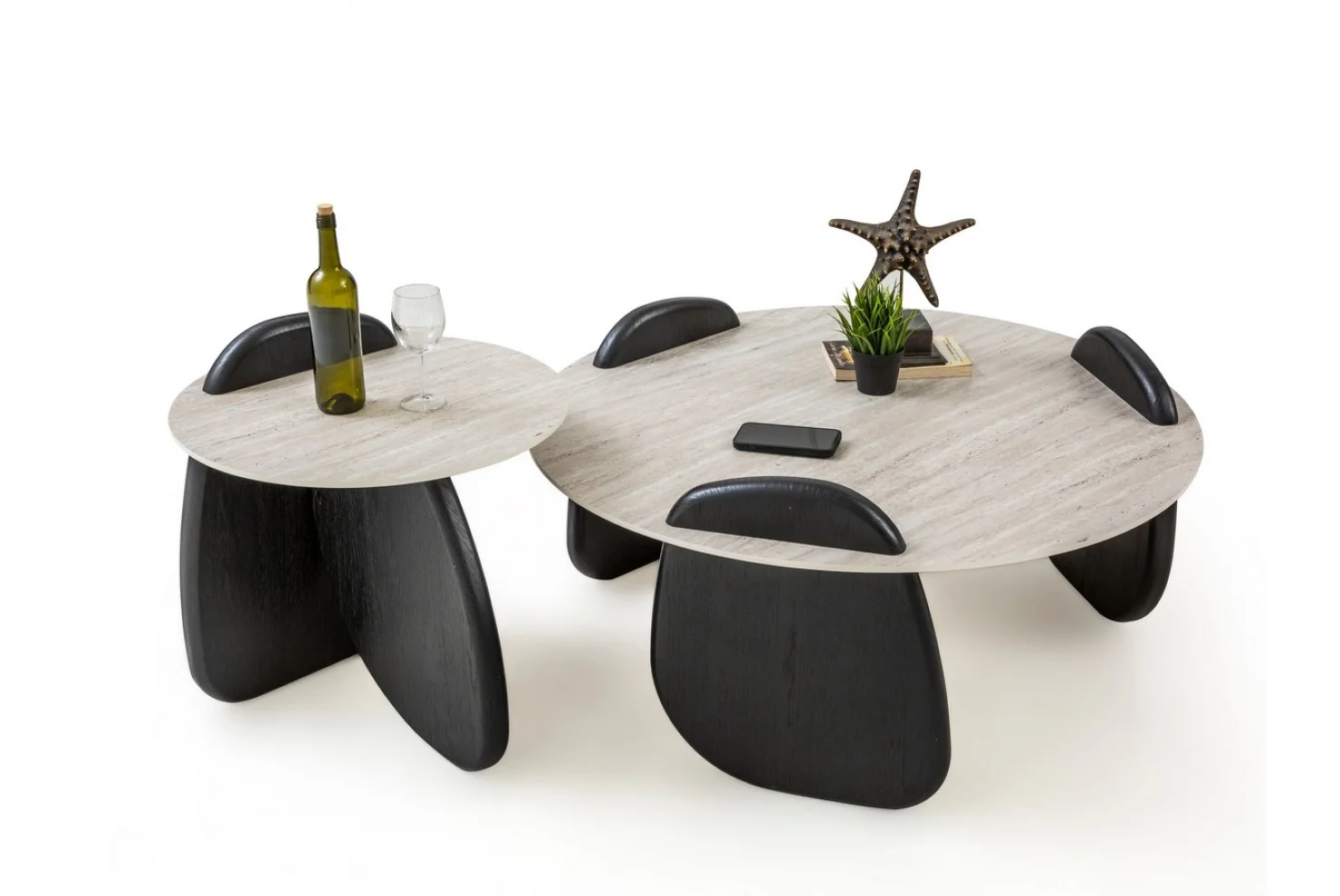 TH-Markiz Set Siyah Orta Sehpa