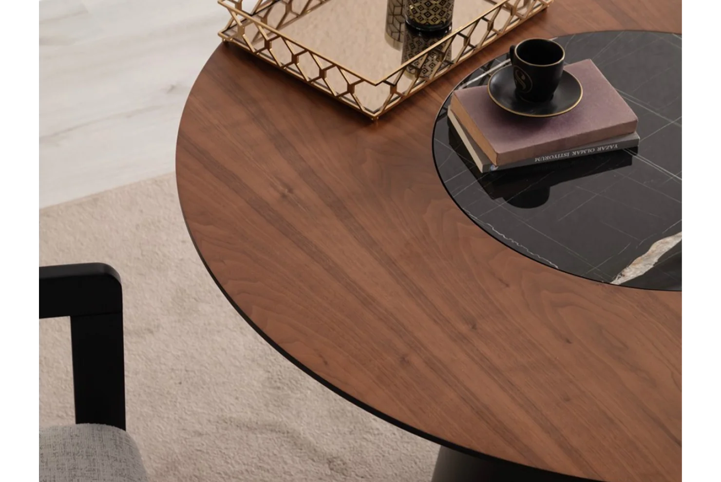 TH-Roll Masa Yuvarlak Masa