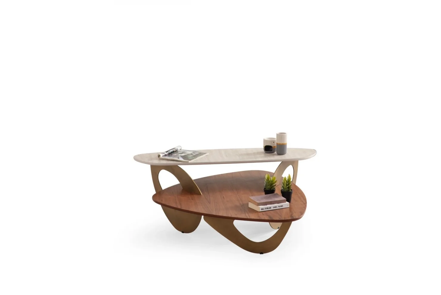 TH-Solid Traverten Orta Sehpa