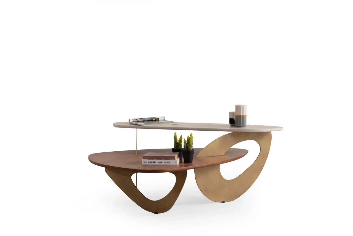 TH-Solid Traverten Orta Sehpa