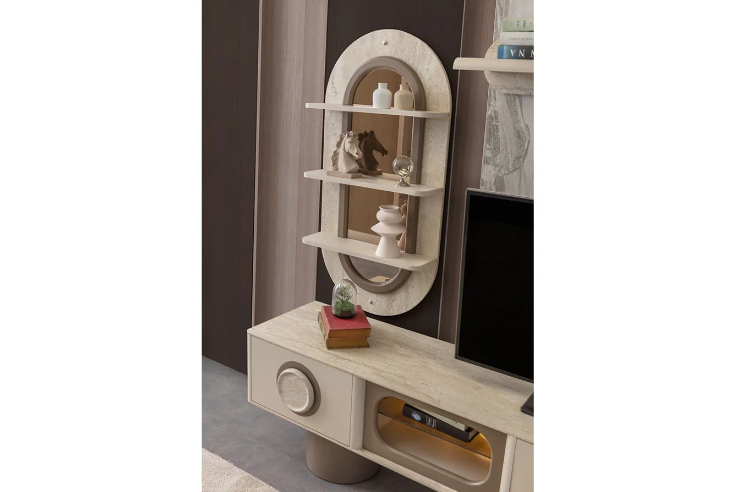 Traverten Tv Ünitesi