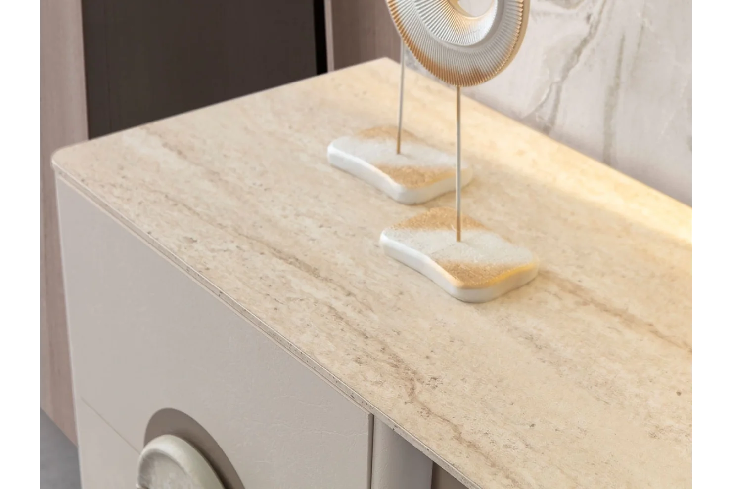 Traverten Yemek Odası Takımı