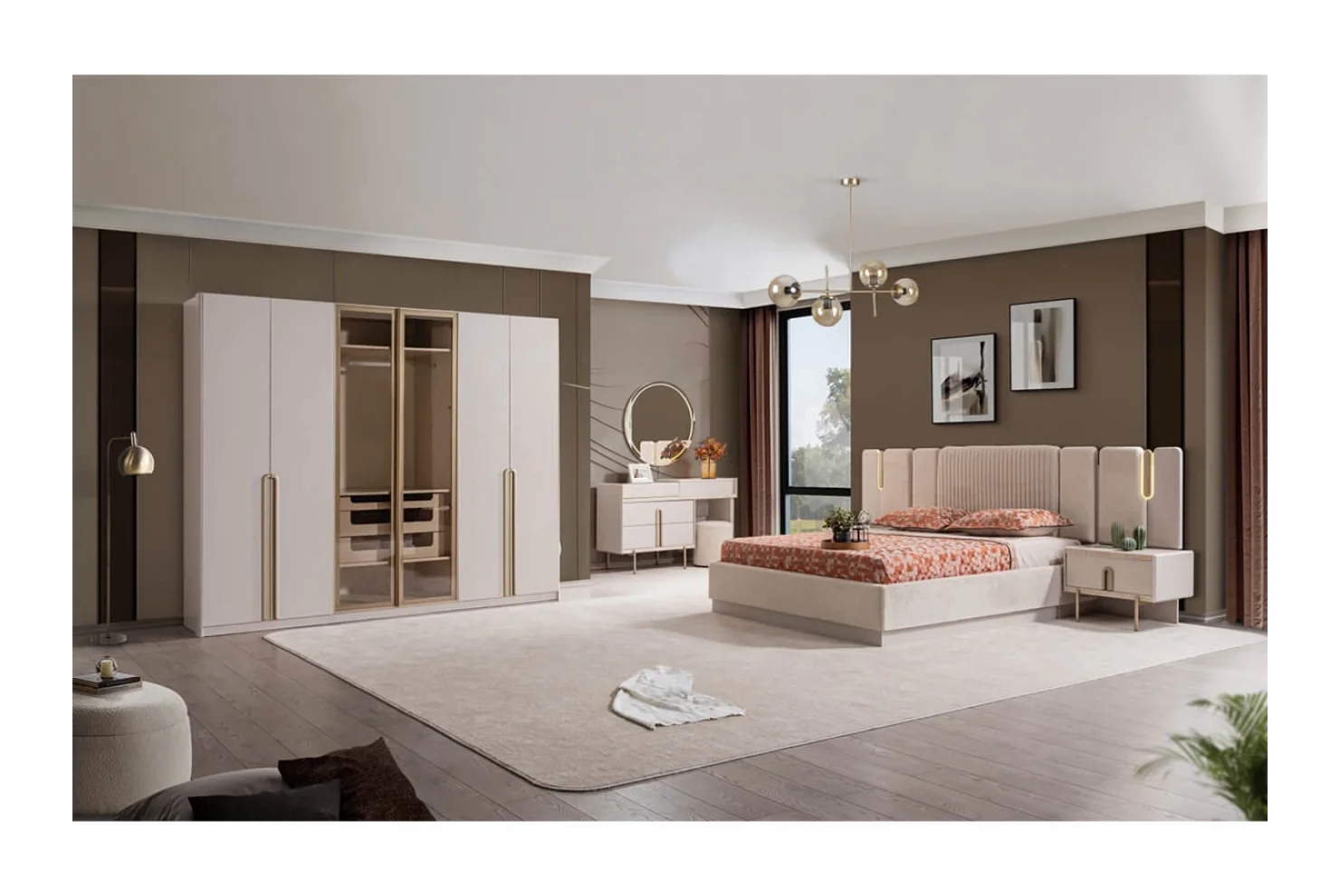 Velvet Yatak Odası Takımı