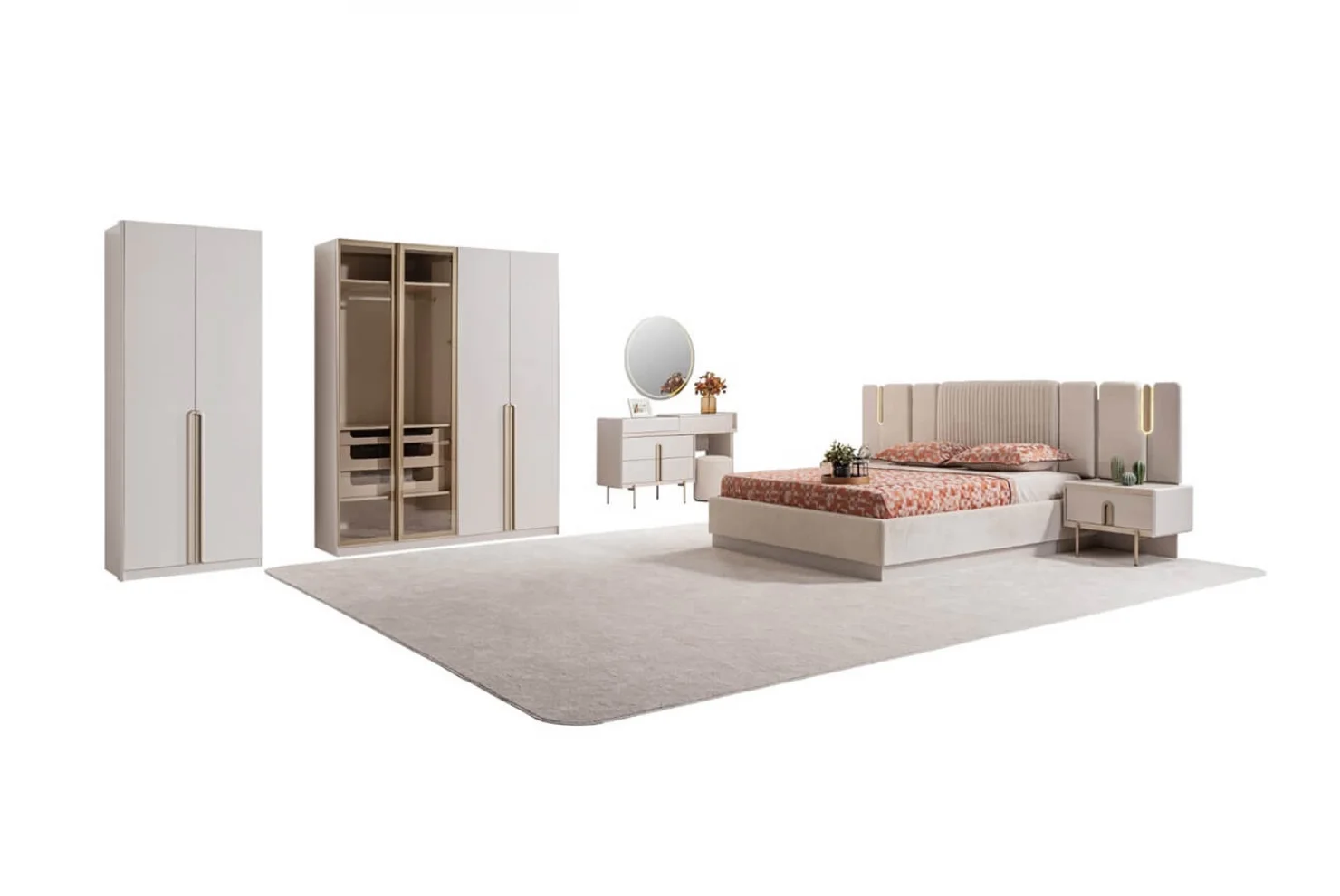 Velvet Yatak Odası Takımı