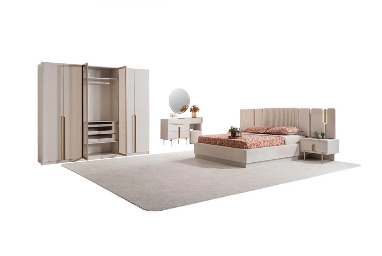 Velvet Yatak Odası Takımı
