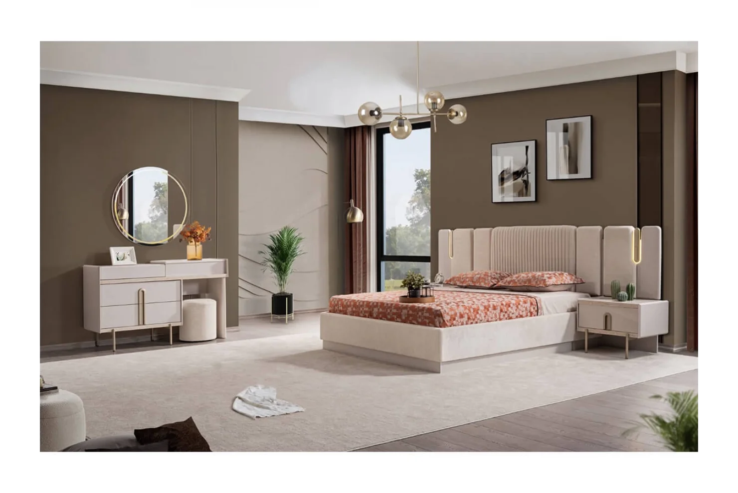 Velvet Yatak Odası Takımı