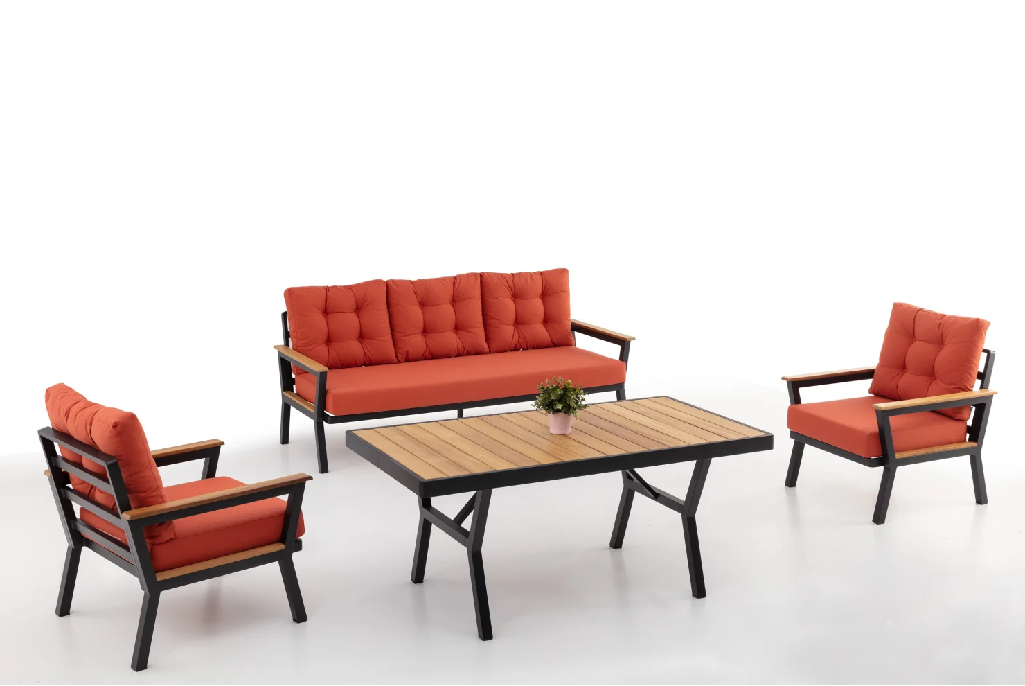 Venedik Alüminyum Oturma Grubu