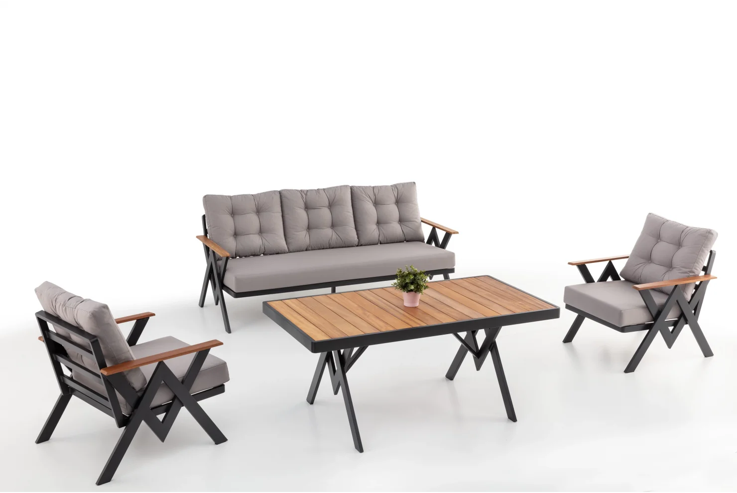 Viyana Alüminyum Oturma Grubu