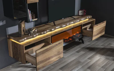 Olimpos Şömineli Tv Ünitesi