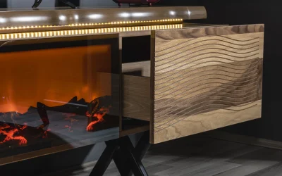 Olimpos Şömineli Tv Ünitesi