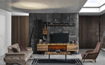 Olimpos Şömineli Tv Ünitesi