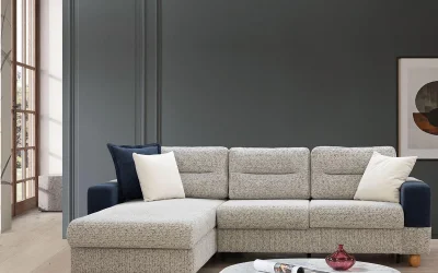 Velin İkili Köşe Koltuk