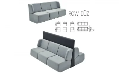 Row Düz Puf Kollu & Kolsuz (Adet)