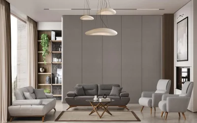 Adel Koltuk Takımı | 3lü Koltuk 2 Adet - Berjer 1 Adet