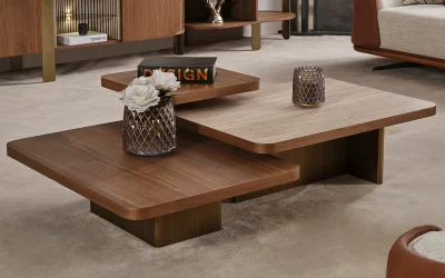 Adora Orta Sehpa (Mermer Desen) (G,92-D,69-Y,33)