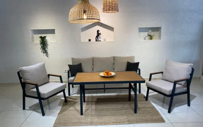 Atina Alüminyum Oturma Grubu