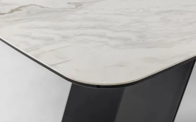 Calacatta Gold Seramik Masa-Luna Kesim