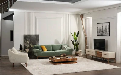 Dazzle Koltuk Takımı | 3lü Koltuk 2 Adet - Berjer 1 Adet